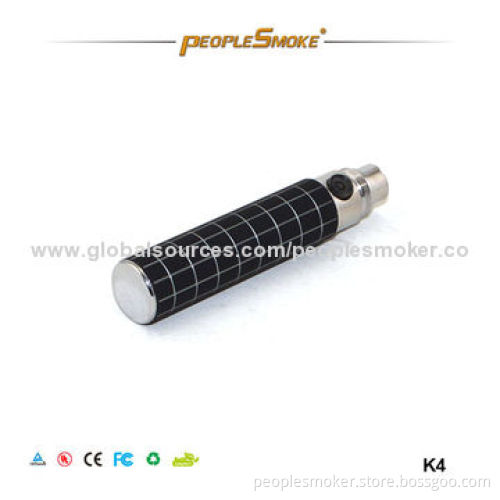 E-cigarette eGo Battery with 650, 900 and 1,100mAh Capacity, Various Colors Available